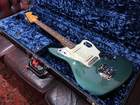 Fender Fsr Johnny Marr Jaguar 2014 Sherwood Green Guitar For Sale The