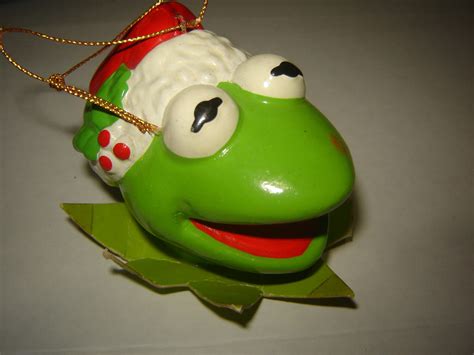 1979 Kermit The Frog Muppets Henson Christmas Ornament Santa