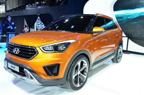Hyundai Unveils Compact Suv Ix25 In Beijing Pics And Details