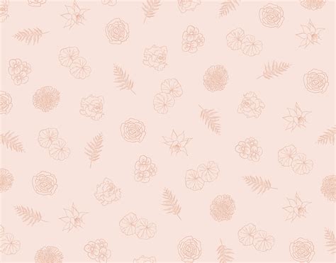 Nude Pattern With Template For Text Stock Illustration Illustration