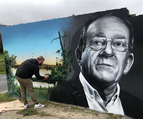 Une Fresque En Hommage à Jean Pierre Pernaut Signée Made In Graffiti à