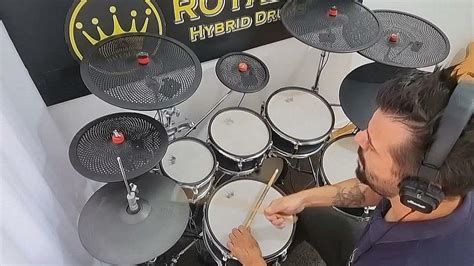Roland Td27 And Royalty Hybrid Drums Youtube
