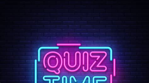 Quiz Time Images Quiz Time Poster With Colorful Brush Strokes Vector