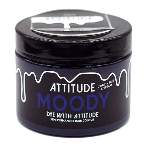 Attitude Semi Permanent Cruelty Free And Vegan Hair Dye Moody Blue 135ml