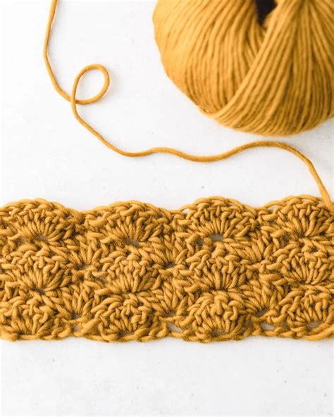 How To Crochet Shell Stitch Step By Step Tutorial Sarah Maker