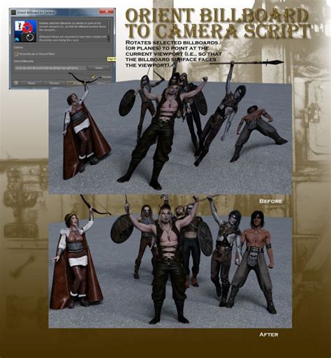 Now Crowd Billboards Barbarian Warriors Bundle 3d Models For Daz