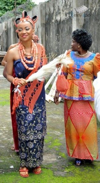 Benin Edo Brides Nigerian Distinct Elaborate Coral Crown And Accessories Nigerian Bride