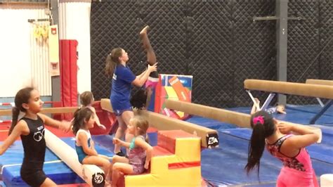 Handstands On The Beam Girls Gymnastics Youtube