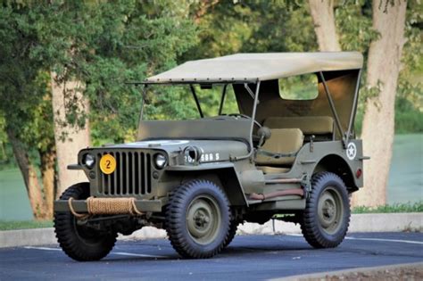 1942 Willys Mb Fully Restored Wwii Jeep Wartime Military For Sale