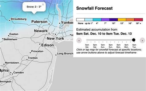 Nj Weather How Much Snow Will You Get Latest Snowfall Forecast Map