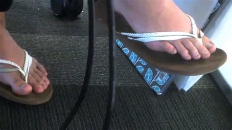 Library Candid Flip Flops Feet Youtube