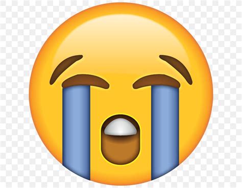 Face With Tears Of Joy Emoji Crying Laughter Sticker Png