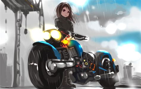 Anime Motorcycle Wallpapers Wallpaper Cave