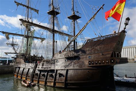 Ship Ahoy 17th Century Spanish Galleon Replica On Show At Valencia