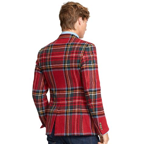 Polo Ralph Lauren Polo Plaid Sport Coat In Red For Men Lyst