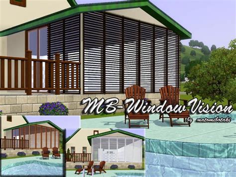 Mb Windowvision New Window Mesh With One Recolorable Area And Deco