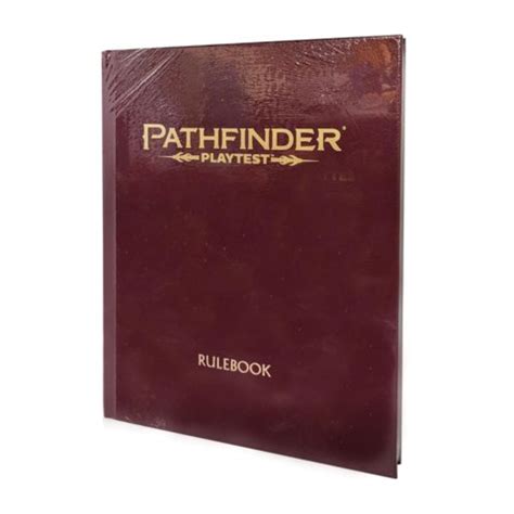 Pathfinder 2E Playtest Rulebook Special Edition - Pathfinder » Pathfinder RPG - The Deck Box