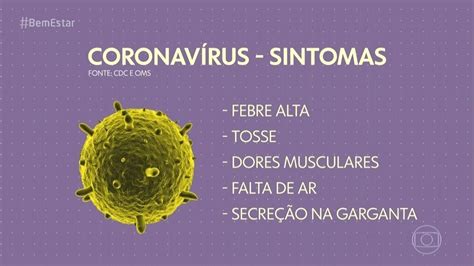 Bem Estar Coronav Rus Infectologista Explica O Que O V Rus Sintomas E Preven O Globoplay