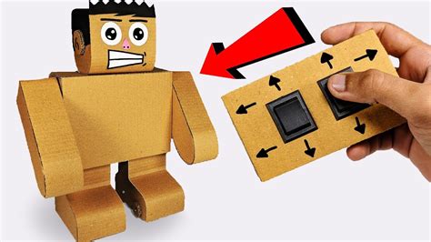 How To Make A Walking Robot From Cardboard Youtube