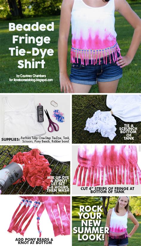 Make A Beaded Fringe Tank Top With Courtney Of Alittlecraftinyourday