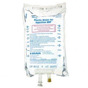 Sterile Water IV Bag Intravenous IV Solution Flexible Bag 500 ML Case