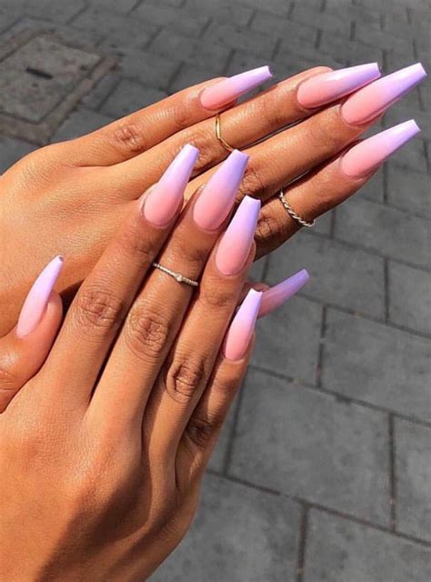 These Amazing Ombre Coffin Nails Design For Summer Nails You Can T Miss