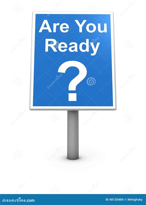 Are You Ready Sign Board Stock Illustration Illustration Of Adventure