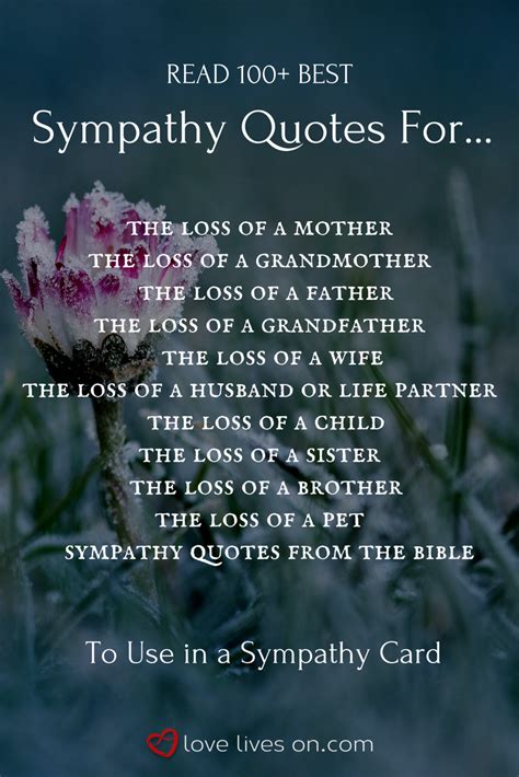 Sympathy Card Quotes For Loss Of Husband Shortquotescc