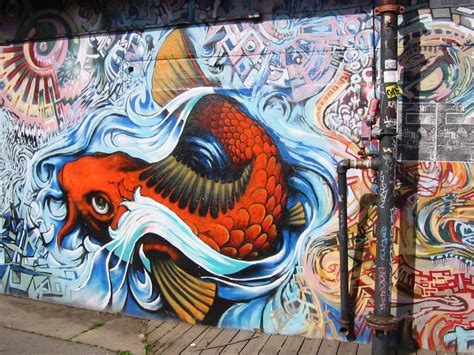 Koi Fish Graffiti
