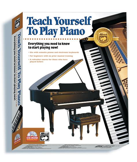 Alfreds Teach Yourself To Play Piano Keyboardpiano Cd Rom