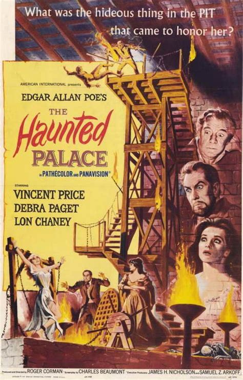The Haunted Palace 1963 Vincent Price Dvd Horror Movie Posters