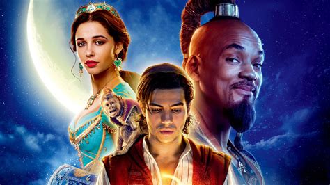 Aladdin 2019 Aladdin Jasmine Genie 4k Aladdin And Genie 2019 1920x1080 Wallpaper