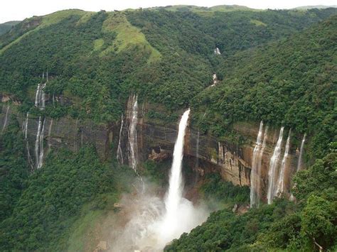 Nohkalikai Falls Cherrapunji Highest Plunge Waterfall In India