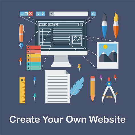 To make your own game website, it is enough to set up a domain name, choose a design theme, and fill the site with interesting content. Create your own website ~ Icons on Creative Market