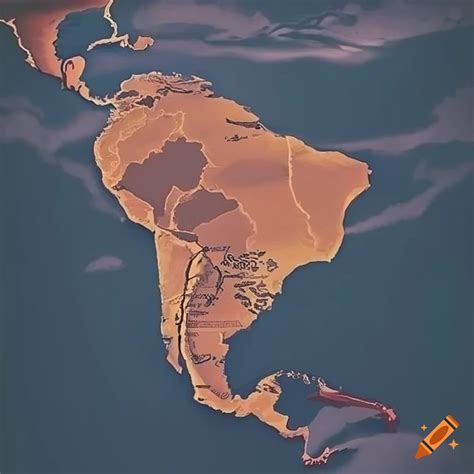 Aesthetic Map Of South America