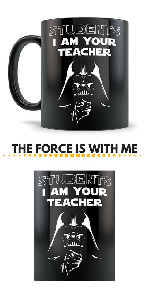 Check spelling or type a new query. This Star Wars teacher mug is so funny! Cool teachers gift ...