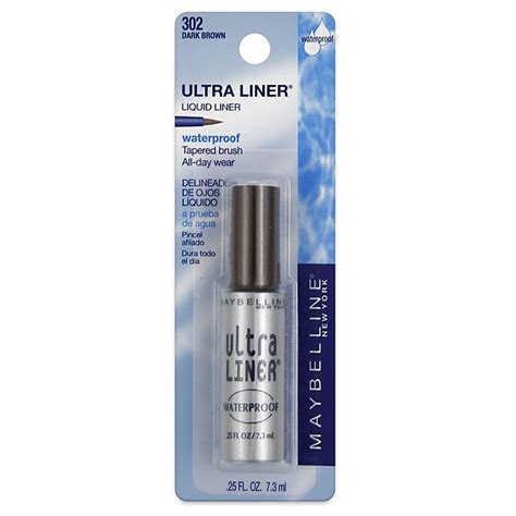 Maybelline Ultra Liner Waterproof Liquid Eyeliner In Dark Brown Bed