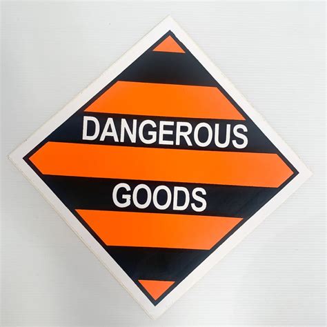 Hazardous Materials Placard Dangerous Goods Marair