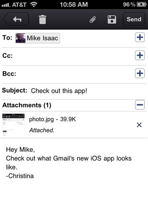 First Look Official Gmail App For Ios Wired