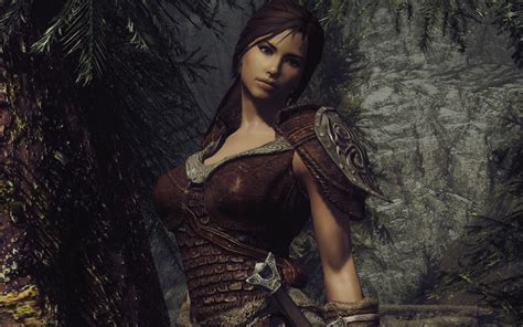 Female Skyrim Wallpaper Wallpapersafari