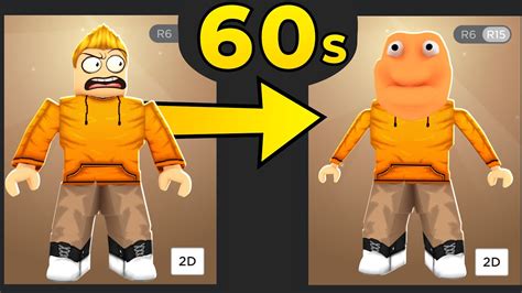 Roblox But Every 60 Seconds My Avatar Changes Youtube