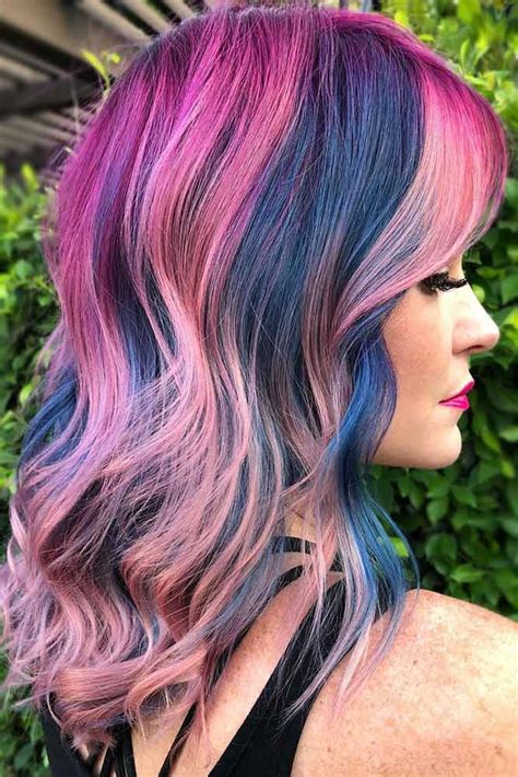 60 Fabulous Purple And Blue Hair Styles