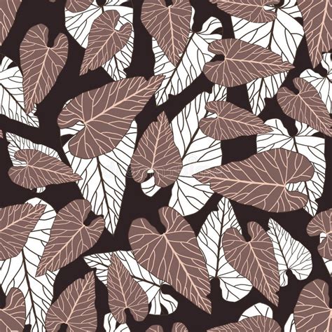 Modern Exotic Jungle Plants Illustration Pattern Creative Collage