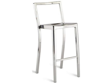 Emeco Outdoor Icon Polished Aluminum Bar Stool Emoiconbar30p