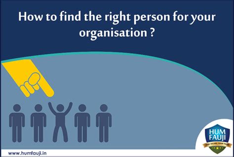 How To Find The Right Person For Your Organisation Hum Fauji Initiatives