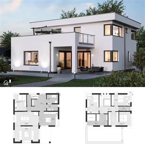 Modern House Plans 2 Story And 4 Bedroom Contemporary European