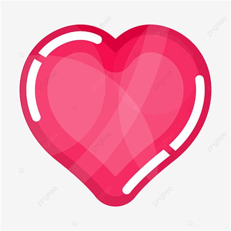 Gambar Hati Kartun Valentine Yang Mengkilap Undangan Guyuran Tekstur