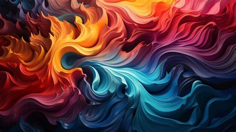 Premium Ai Image Psychedelic Swirl Art Texture Background