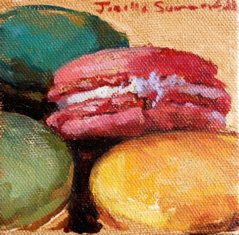 Jonelle Summerfield Oil Paintings Assorted Macarons Ii