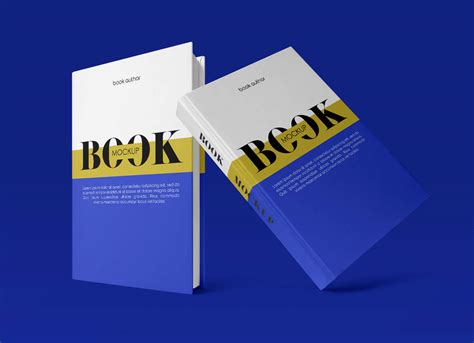 Free Hardcover Standing Book Mockup Psd Set Good Mockups